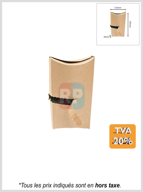 Boîte pour burritos avec ouverture