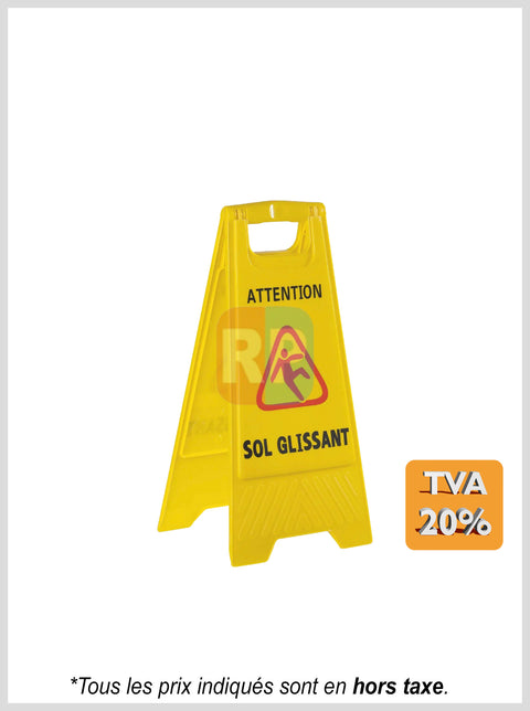 Panneau sol glissant