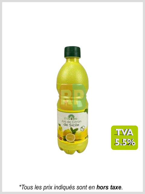 Jus de citron jaune