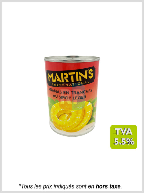 Ananas en tranches Martin’s