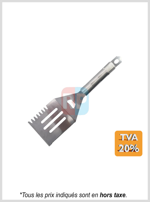 Spatule coudée et dentées