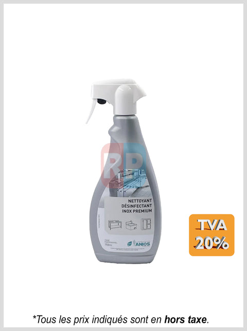 Nettoyant désinfectant inox