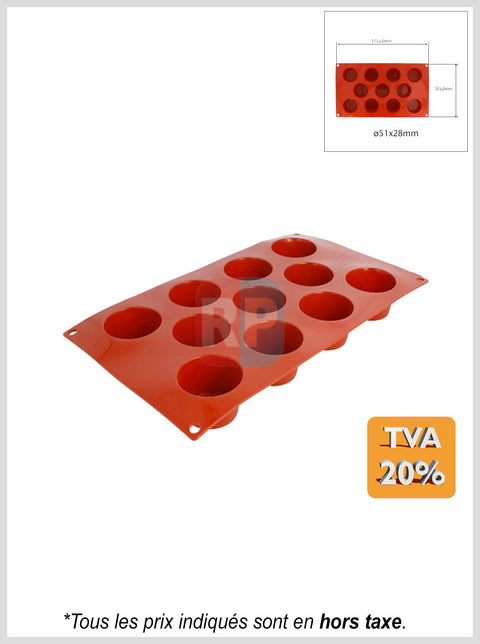 Moule muffin en silicone