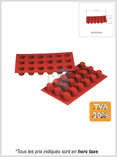 Moule cannelé en silicone