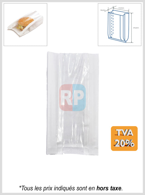 Sachet kraft blanc