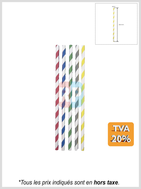 Pailles en carton