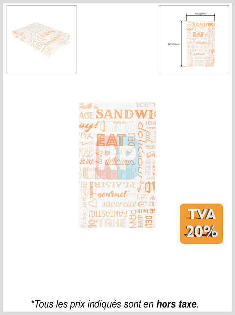 Sachet à hamburger ingraissable