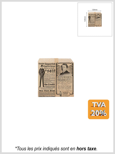 Sachet à friture ingraissable