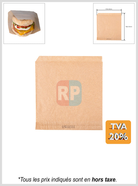 Sachet papier ingraissable