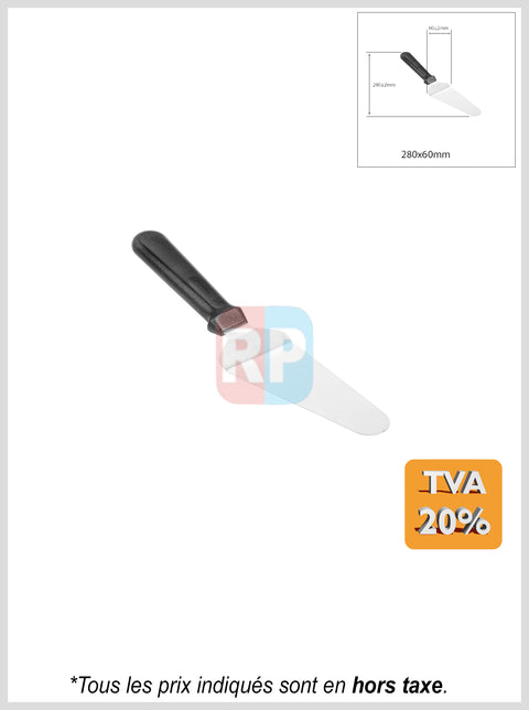Pelle pâtisserie en argent inox