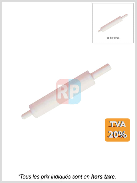 Rouleau à pâtisserie en blanc