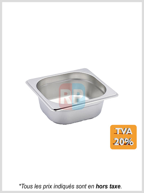Bac en inox 1/6