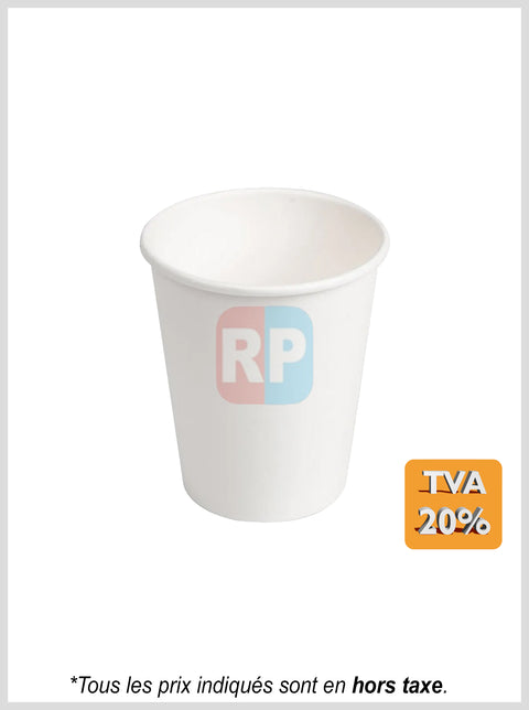 Gobelet blanc en carton