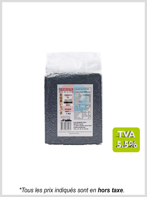 Sésame noir cru