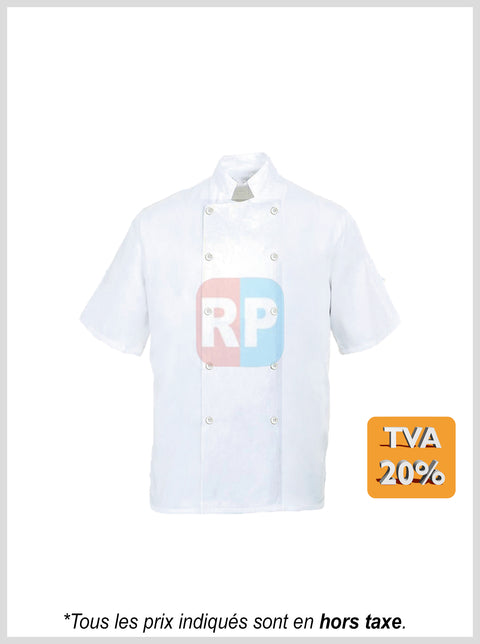 Veste de travail blanc