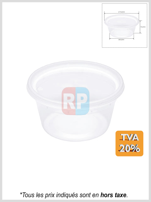 Barquette PP ronde