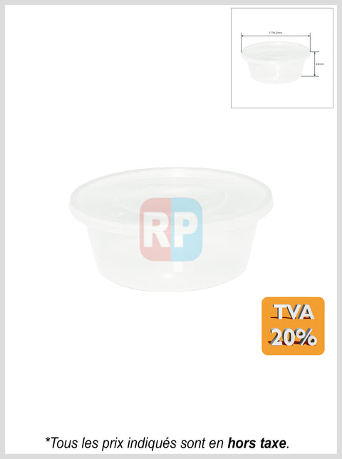 Barquette PP ronde