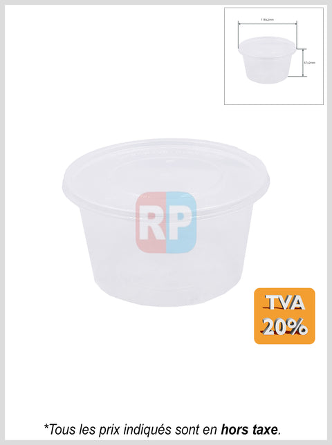 Barquette PP ronde