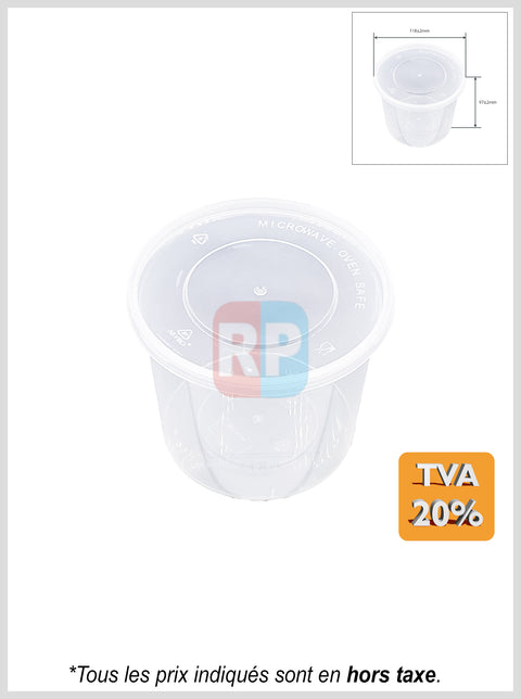 Barquette PP ronde