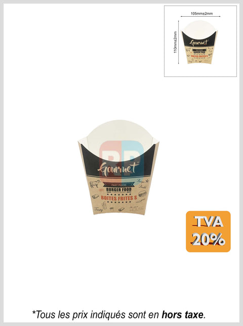 Étui à frites en kraft