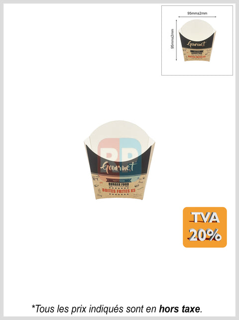 Étui à frites en kraft