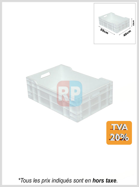 Caisse blanche GILAC 40L