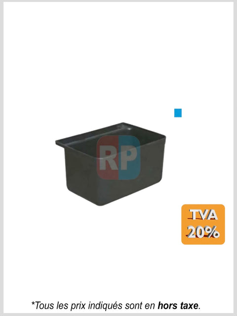 Bac noir poubelle