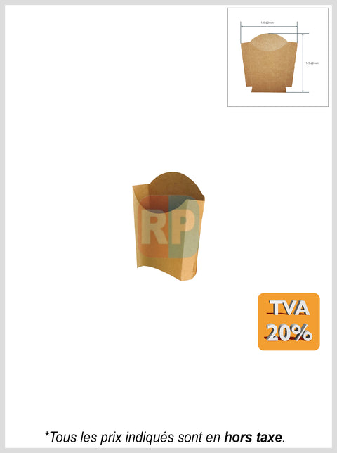 Étui à frites en kraft