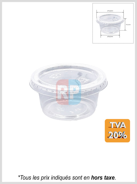 Pot à sauce en plastique
