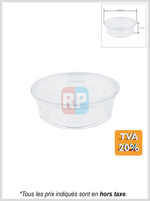Pot transparent PET