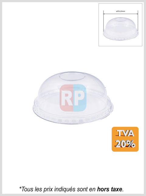 Couvercle dôme sans trou