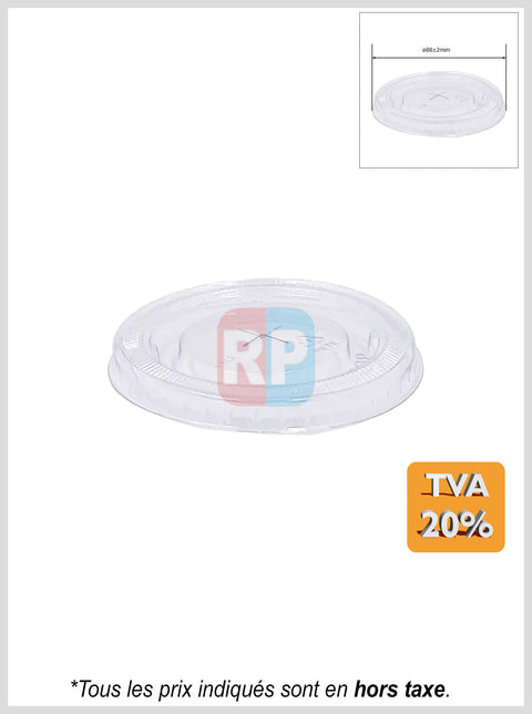 Couvercle plat avec trou