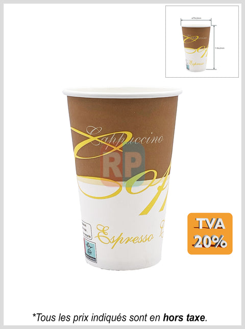 Gobelet impression en carton CHIC