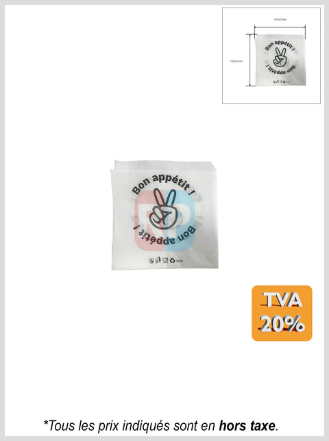 Sachet papier ingraissable