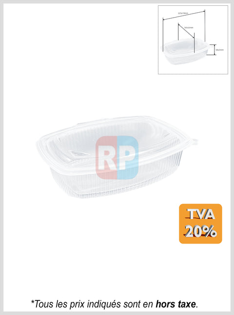 Barquette traiteur rectangle micro-ondable